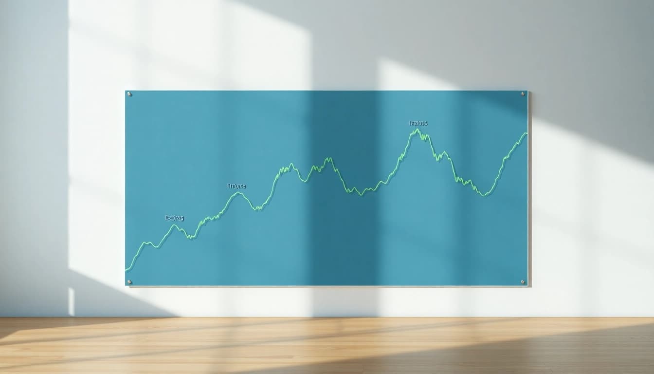 An illustrative depiction of the expanded flat Elliott wave, detailing its unique trend characteristics.