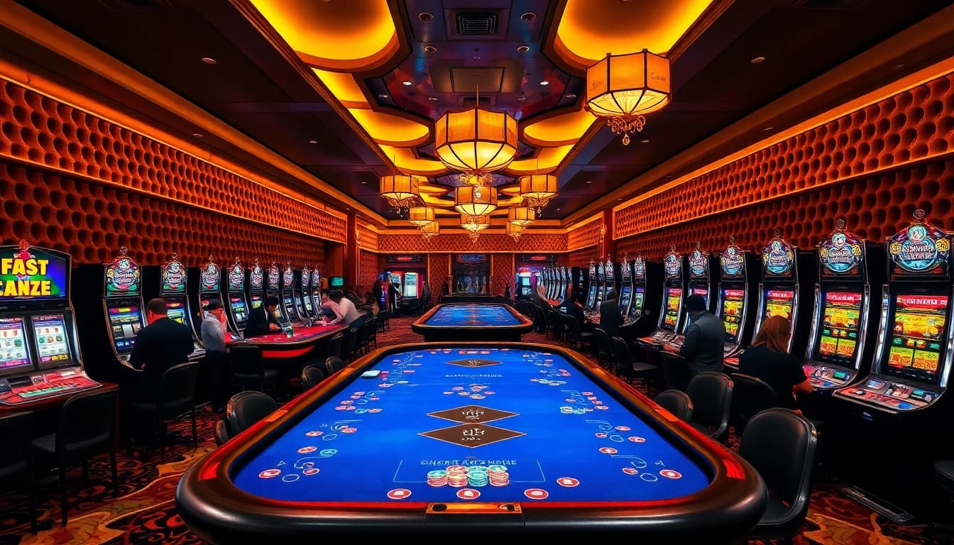 bbni4d taruhan seru di kasino dengan meja permainan dan mesin slot yang mengesankan.