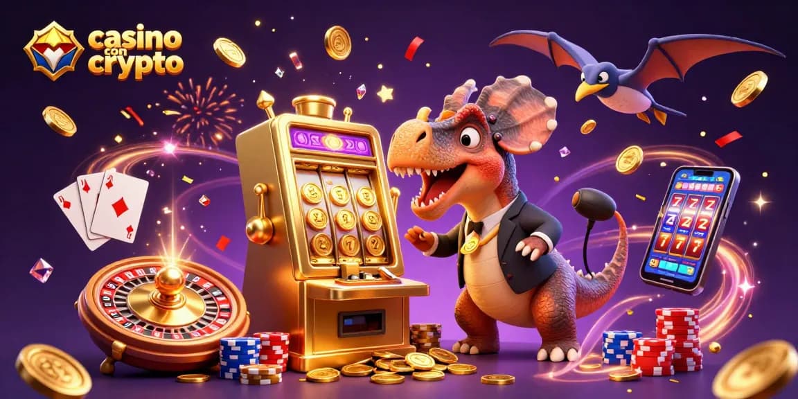 Giocando al casino con crypto, il pachycefalosauro vince jackpot d'oro!