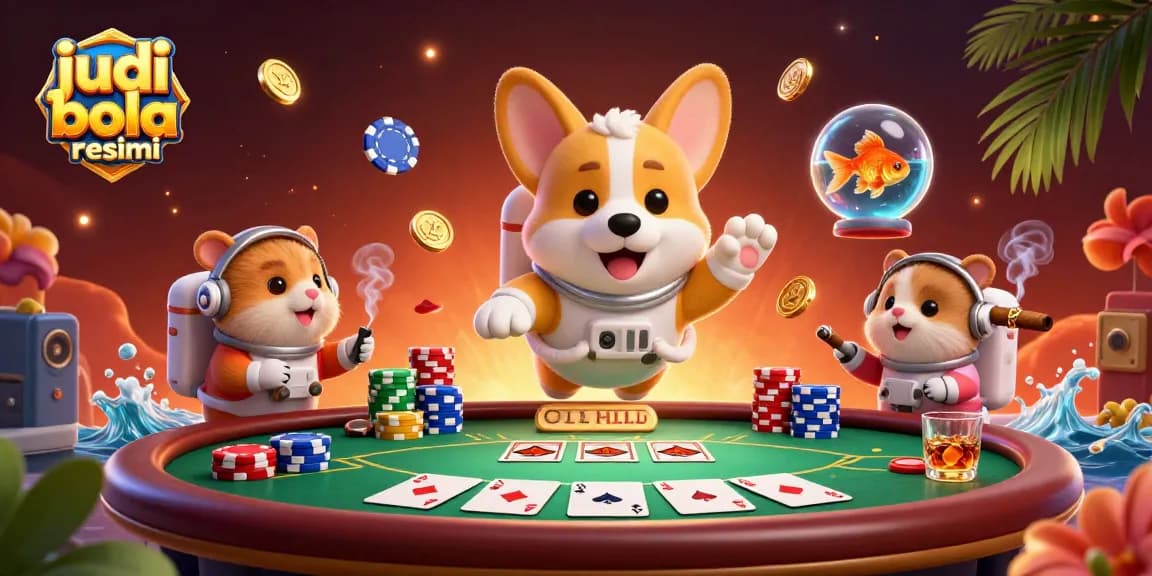 Experience the thrill of judi bola resmi with engaging characters and vibrant casino elements.