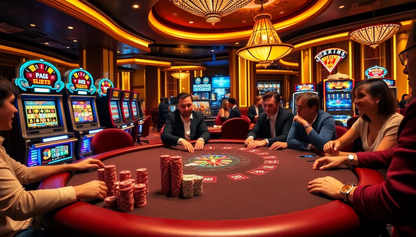 Participez à une action de casino passionnante au meilleur casino en ligne France avec des machines à sous vibrantes et des tables de poker.