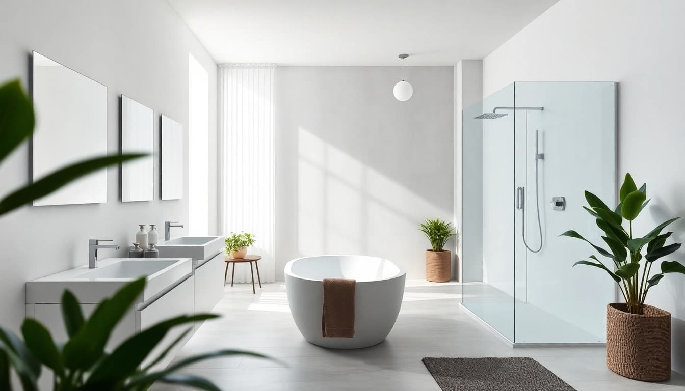 Badprodukt von sonni sanitär GmbH in einem modernen Badezimmer präsentieren