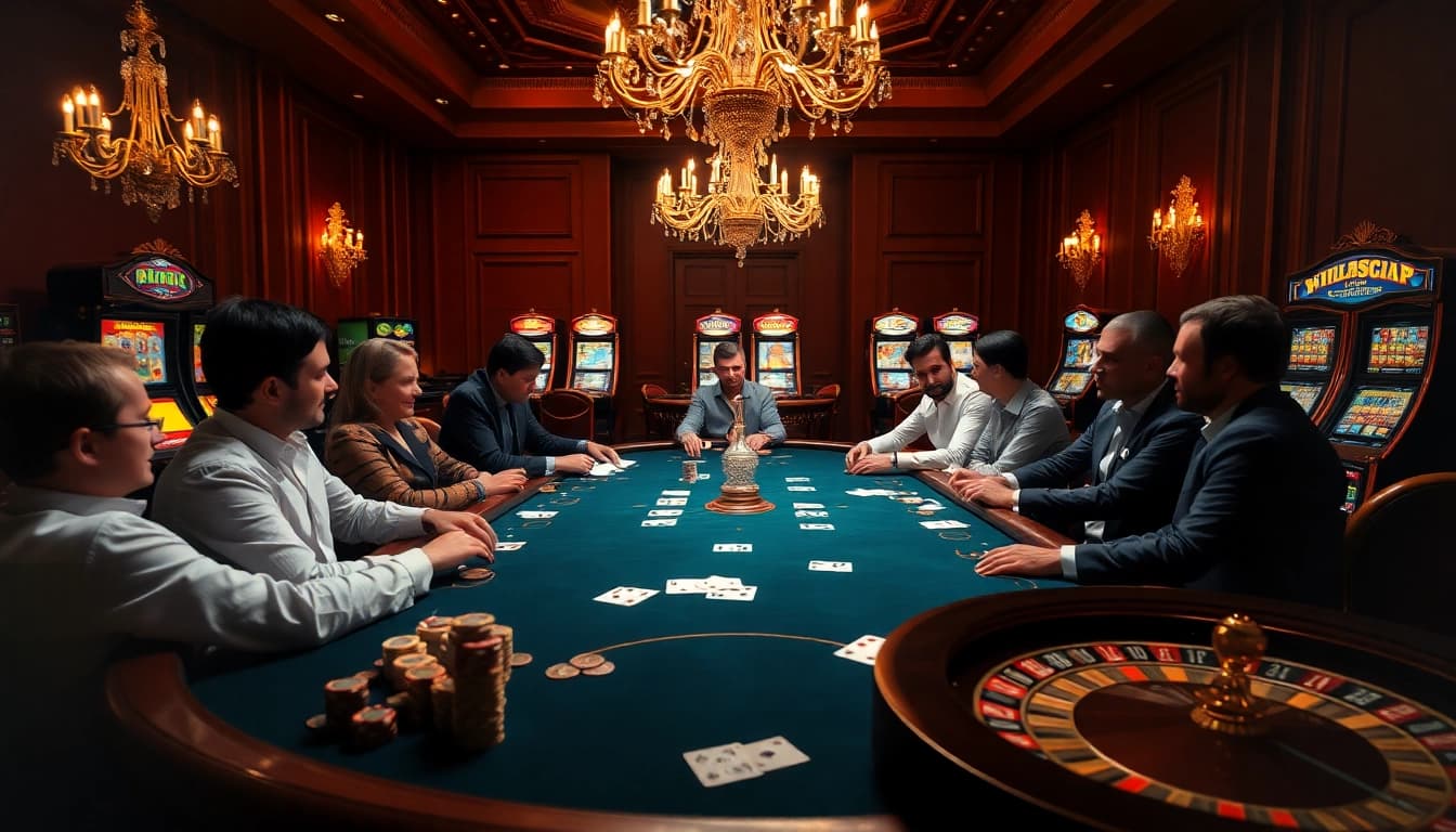 Profiter d'une action de poker palpitante au meilleur casino en ligne France avec des éléments de jeu luxueux.