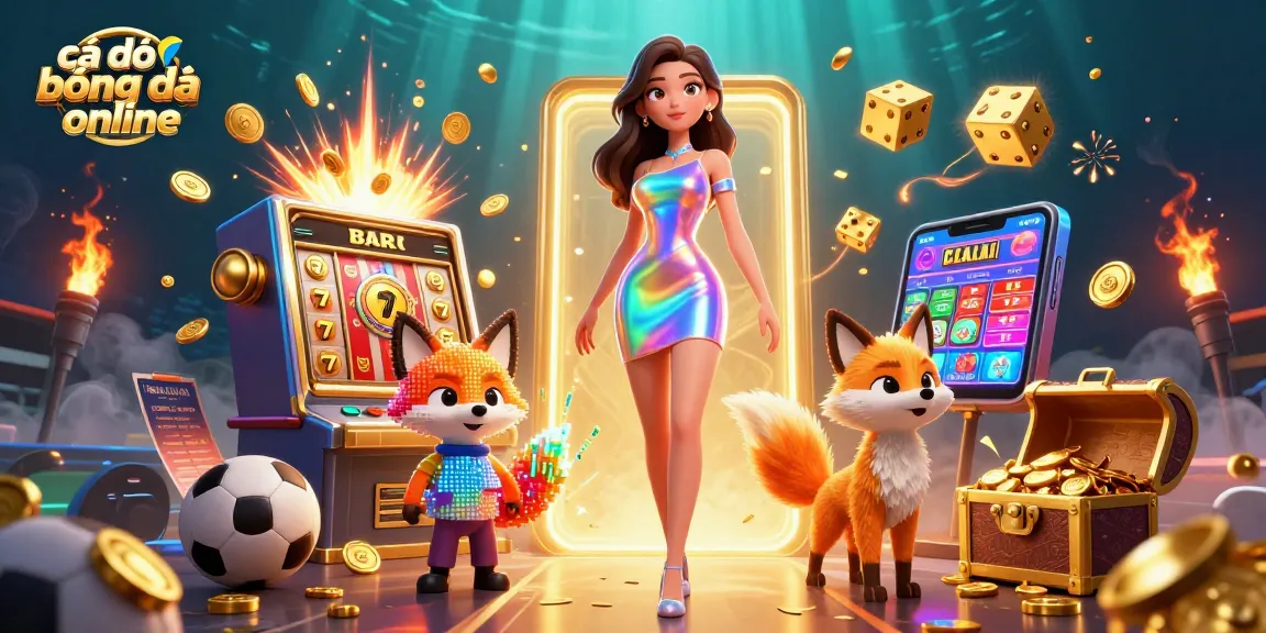 Cá độ bóng đá online features exciting sports betting elements and attractive visuals for online gambling.