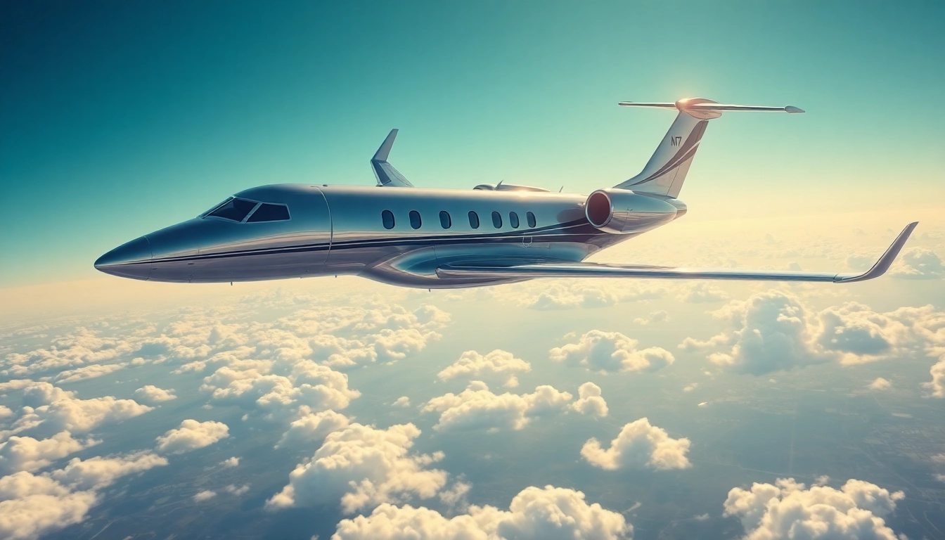 Fly 88 private jet soaring through a bright blue sky, capturing luxury and adventure.