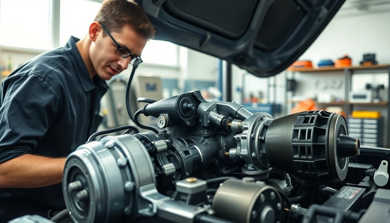 Mechanic inspecting a vehicle engine emphasizing powertrain extended warranty reliability.
