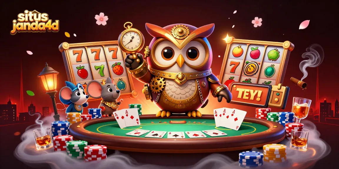 Menangkan permainan di situs janda4d dengan ilustrasi kasino 3D yang menarik.