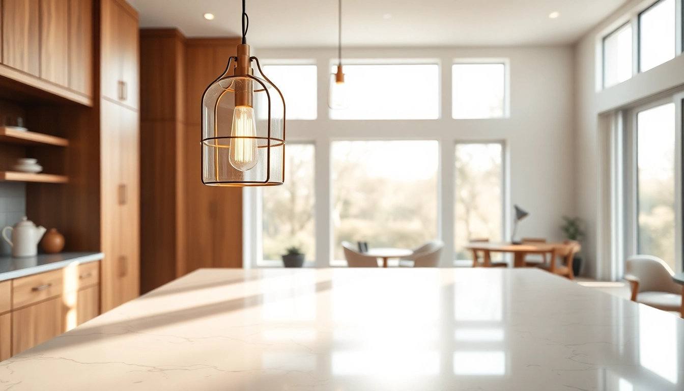 Illuminate your kitchen with stylish island light fixtures enhancing elegance and warmth.