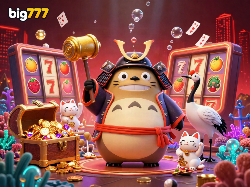 Engage in winning adventures with big777: Enjoy an expansive casino world filled with vibrant characters and slot elements.