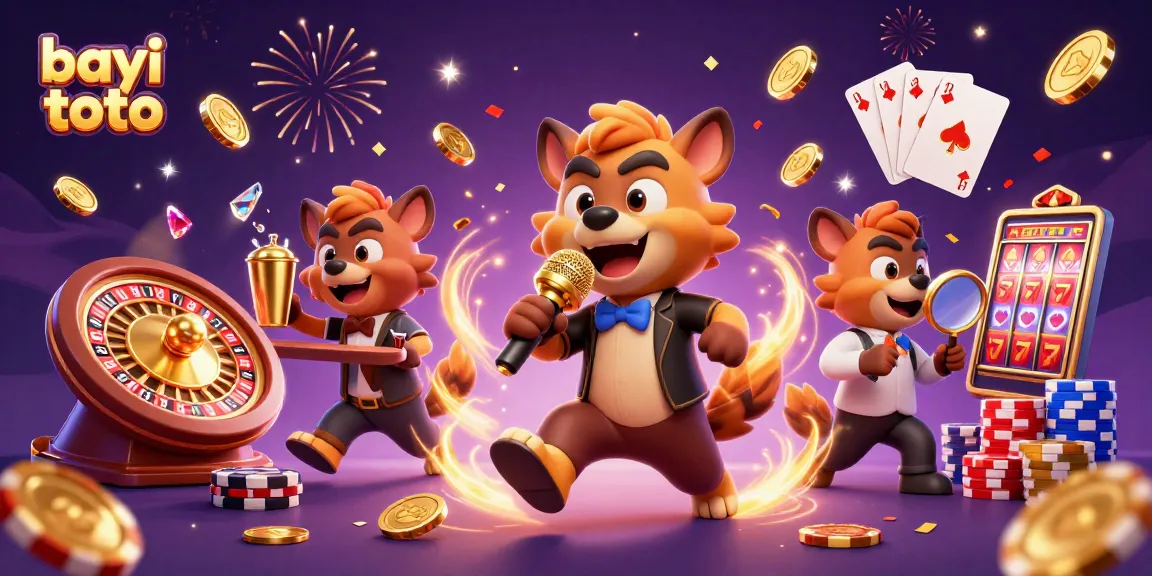 Experience the thrill of gambling with bayi toto in a vibrant 3D casino environment.