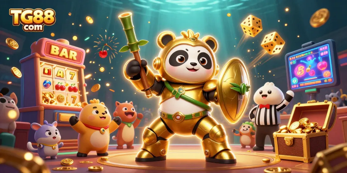 Engage with thrilling gaming action at TG88 com featuring dynamic character and game elements bursting with excitement.