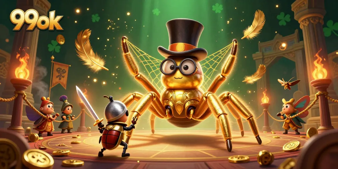 Engage in thrilling gameplay at 99ok with vibrant casino characters and shimmering treasures.