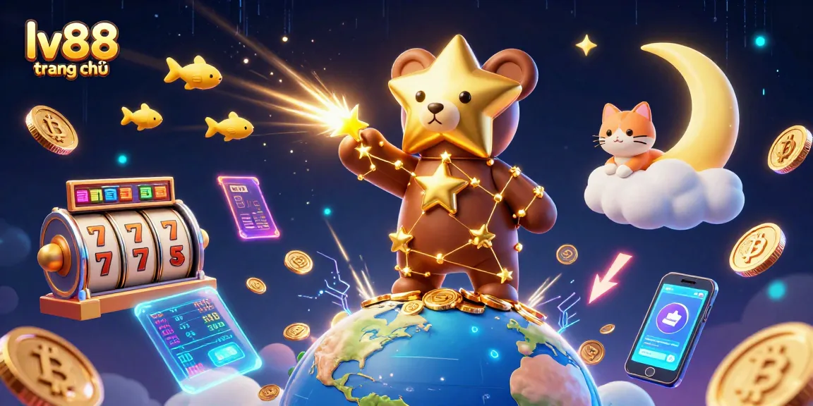 Experience the dynamic world of lv88 trang chủ with colorful slot elements and vibrant characters.
