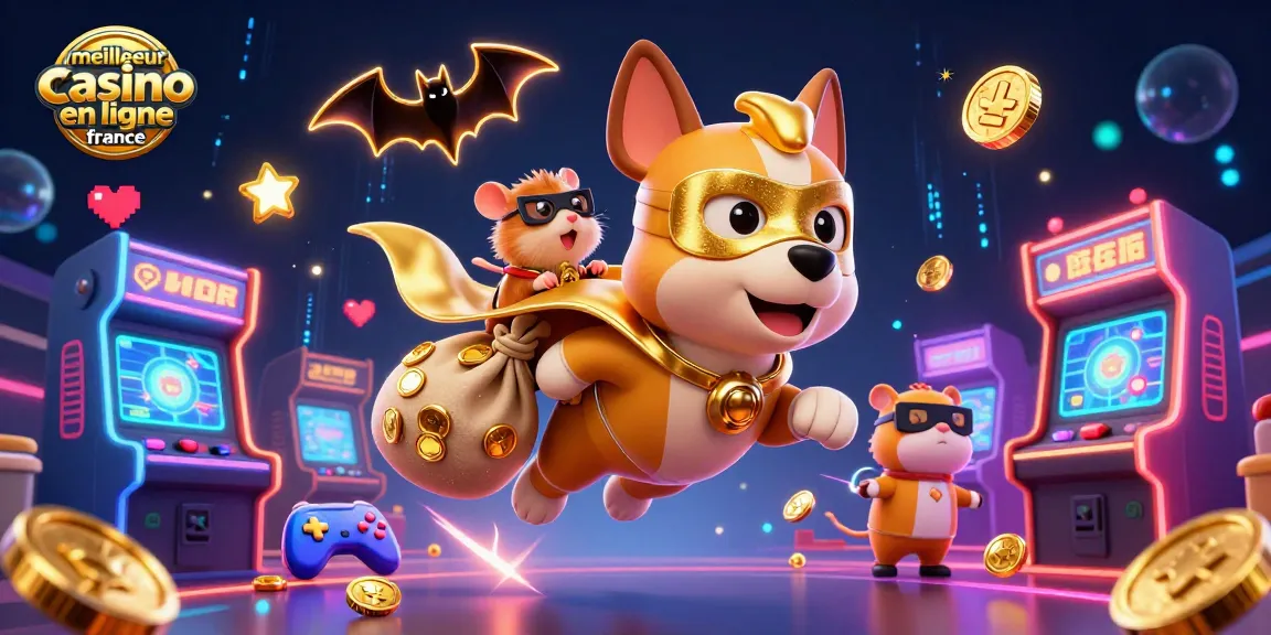 Suivez vos gains au meilleur casino en ligne france avec notre scène d'action en 3D.