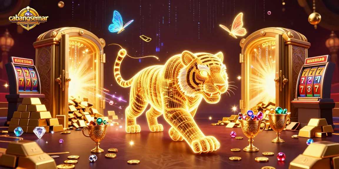 Cabangsemar menyajikan permainan slot gacor dengan jackpot tinggi di latar digital.