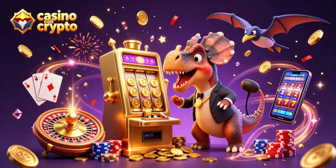 Giocando al casino con crypto, il pachycefalosauro vince jackpot d'oro!