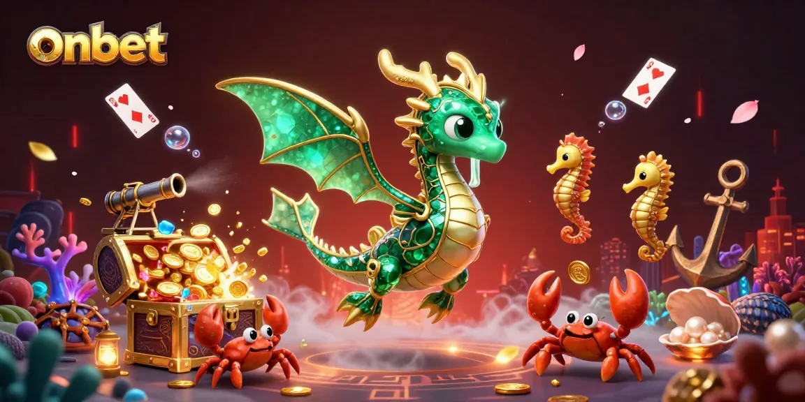 Engage in thrilling betting adventures with onbet's colorful underwater gaming scene.
