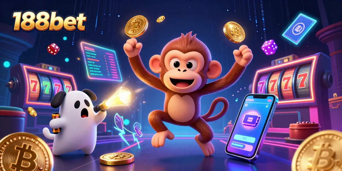 Play at 188bet and find mischievous creatures in a vibrant casino world with golden treasures.