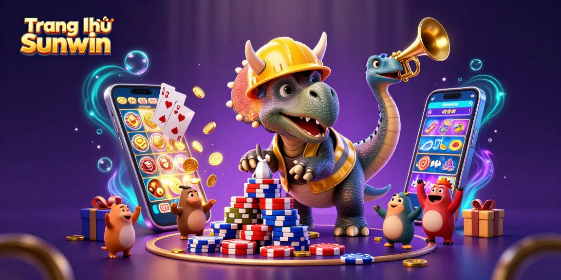 Experience the vibrant energy of Trang chủ Sunwin with this lively gaming celebration scene.