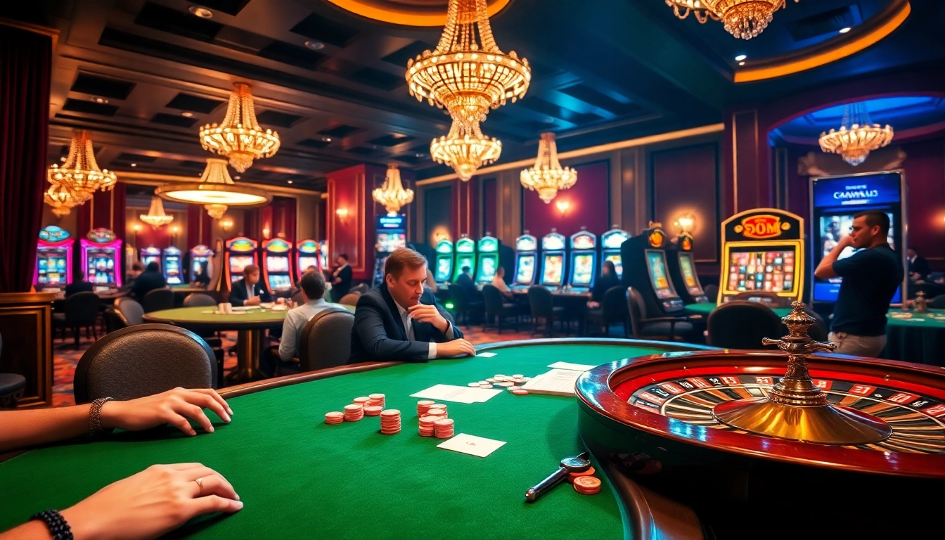 Rejoignez le frisson au meilleur casino en ligne France avec des joueurs à la table de poker examinant leur stratégie.