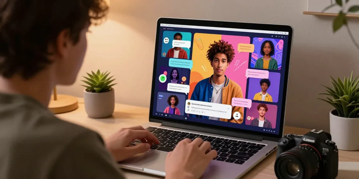 Engaging in NSFW chat ai with customizable characters in a cozy digital environment.