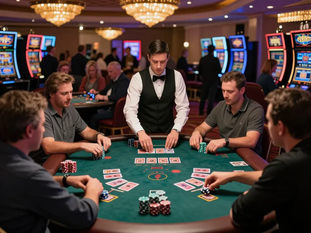 Players experiencing the thrill of blackjack while using nano banana 3 for advanced card analysis.