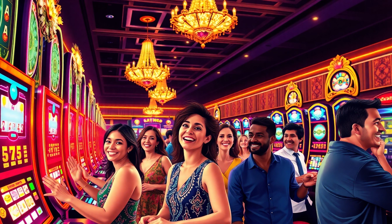 Experience the excitement of Non Uk Casino 2025 with vibrant gaming action and diverse players.