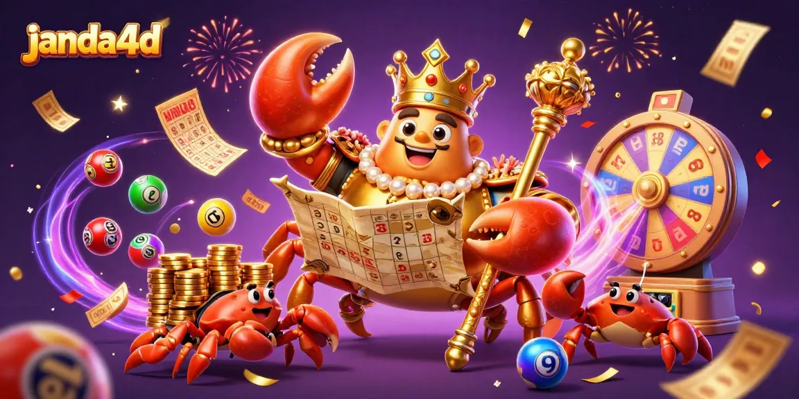 Raih kemenangan di janda4d dengan sultan krab emas dan permainan lotere yang meriah.
