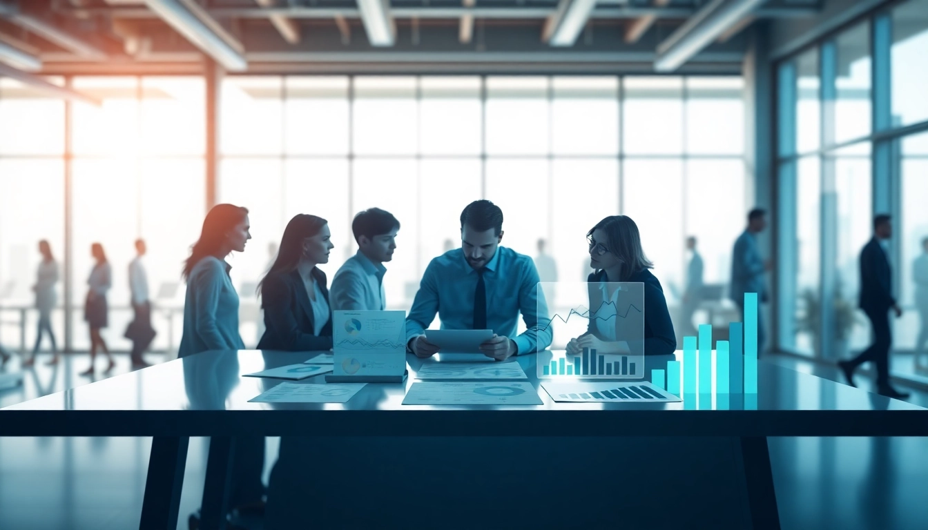 Visual representation of competitor pricing analysis strategy with detailed charts and team collaboration.