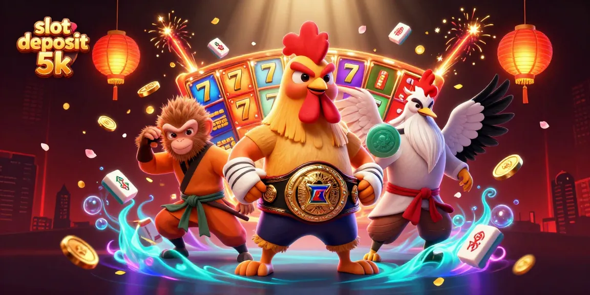 Play exciting slot games at slot deposit 5k with colorful characters and jackpots!