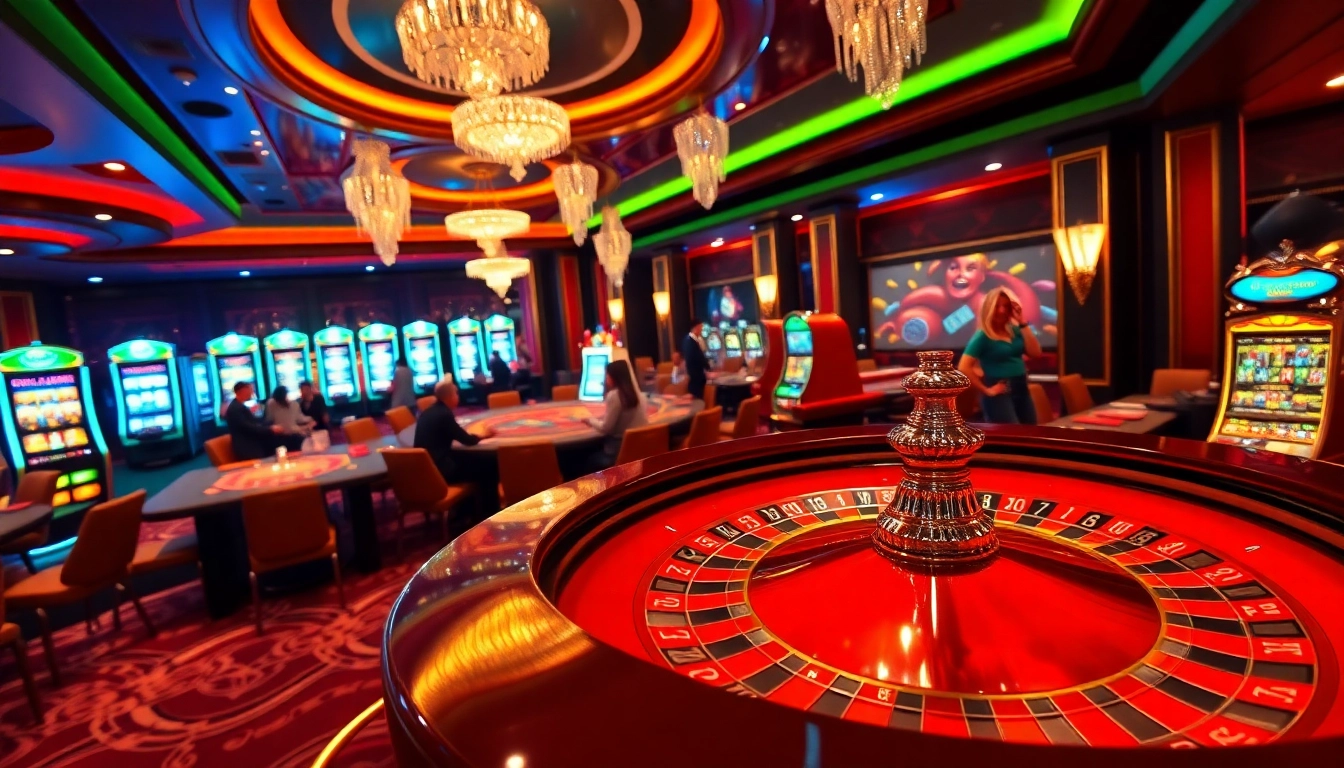 Vivez l'excitation du casino en ligne France avec des tables de roulette vibrantes et un décor élégant.