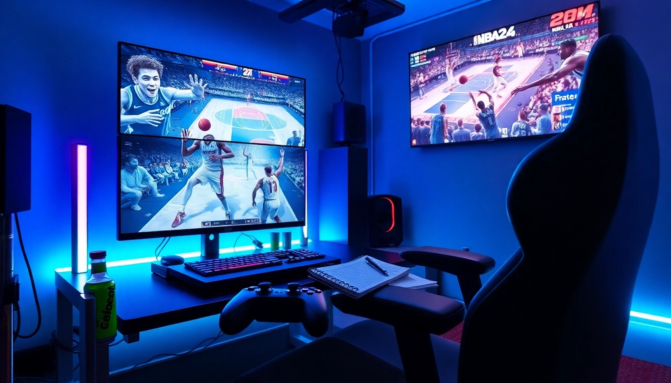 Experience the thrill of competitive gaming with Best nba2k zen script setup during an intense match.