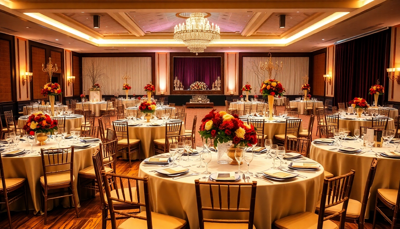 Showcase of elegant Table Rentals set for a stylish event with floral accents.
