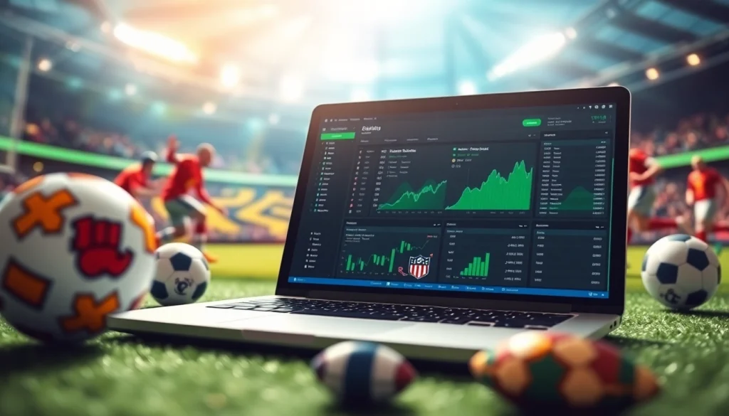 Discover vibrant digital betting experience showcasing best sportsbooks Brazil in an exciting atmosphere.