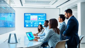 Best Managed IT Services in Tampa team collaboration in a modern office setting