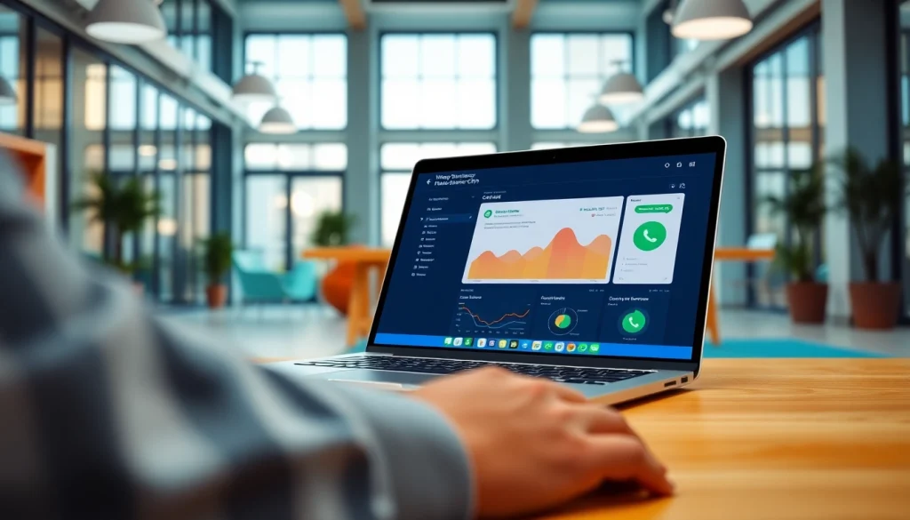 Engaged professional utilizing WhatsApp Business CRM to enhance customer management.