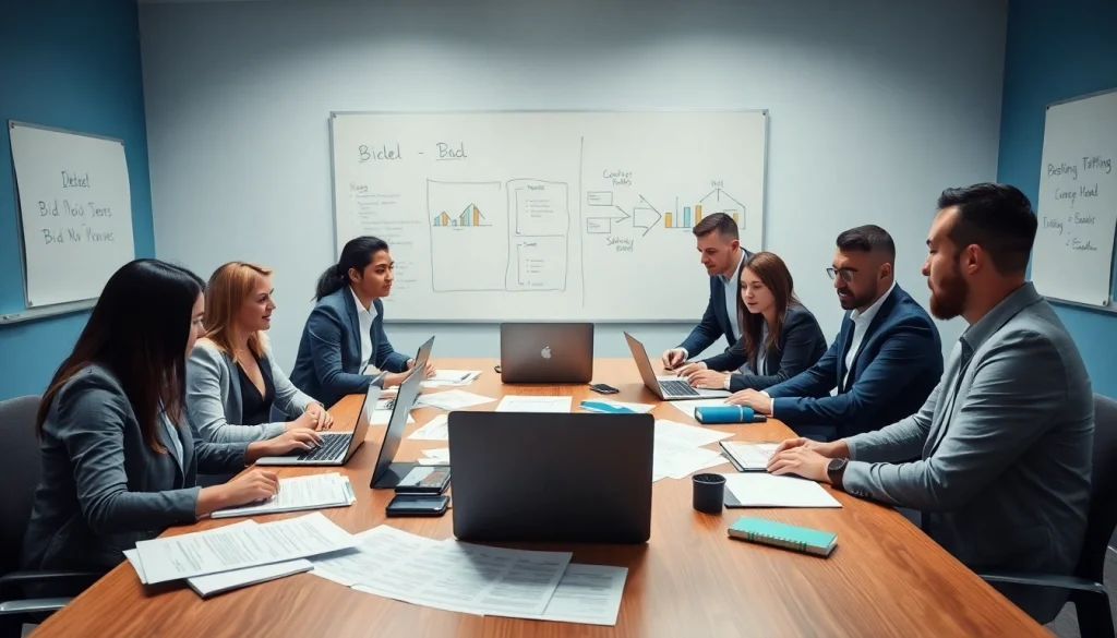 Engage in a collaborative Bid-No-Bid Analysis decision-making process with professionals.