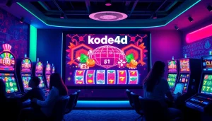 Kode4d slot games displayed on a vibrant digital interface showcasing exciting gameplay.