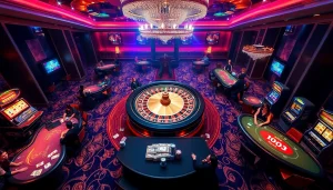 Experience the excitement of Nhà cái U888 with vibrant casino action and luxury.