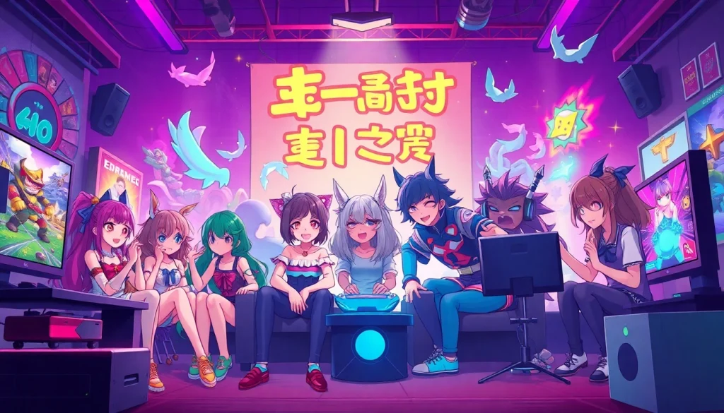 Exciting scene from a hentai game featuring vibrant characters in a fantasy gaming environment.