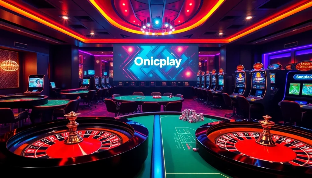 Engage with Onicplay's thrilling online slots and casino gameplay.