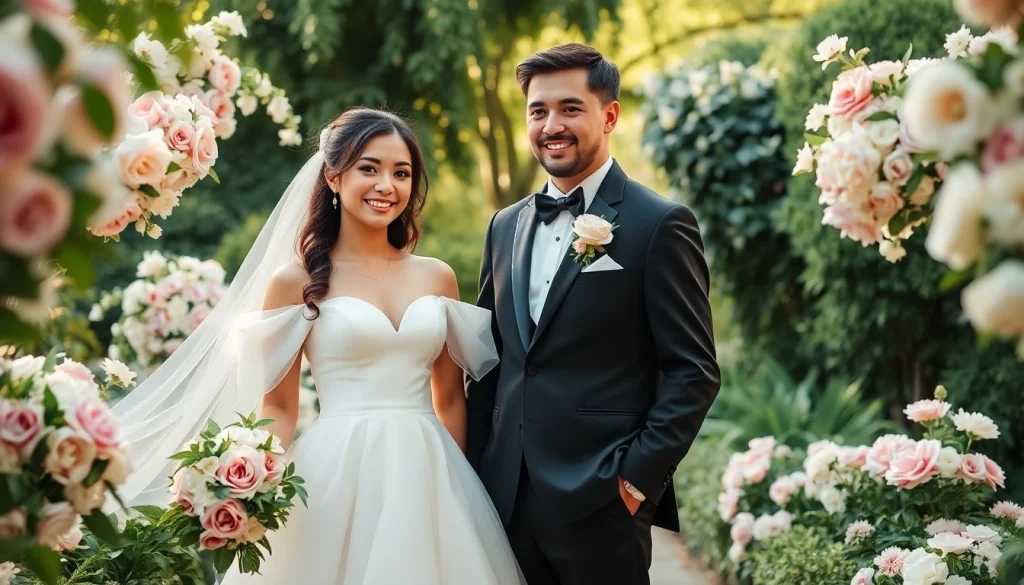 Capture memorable moments in wedding photography with a joyful couple amid nature's beauty.