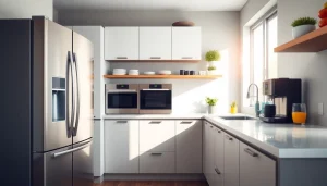 Elevate your cooking with our cutting-edge home appliances in a contemporary kitchen.