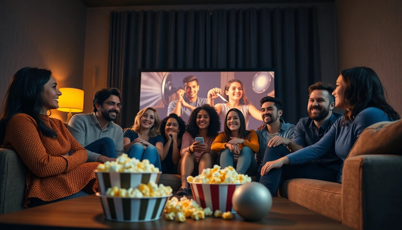 สนุกกับการดูหนังในบรรยากาศผ่อนคลายกับเพื่อนๆ ที่บ้าน