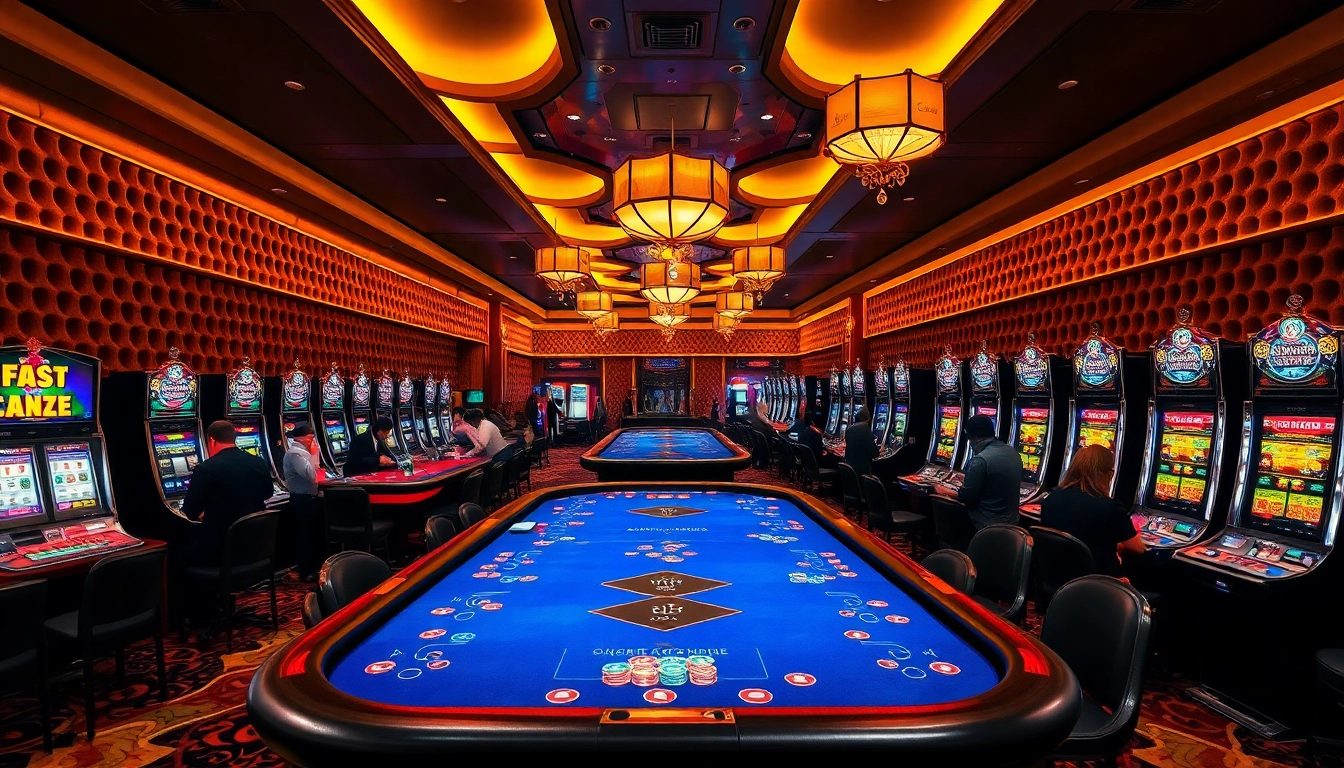 bbni4d taruhan seru di kasino dengan meja permainan dan mesin slot yang mengesankan.