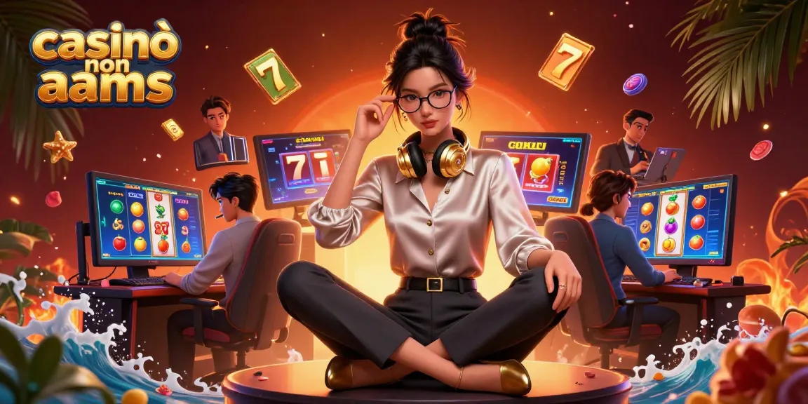 Vivi l'emozione in un casinò non aams con configurazioni di gioco innovative e elementi vivaci del casino.