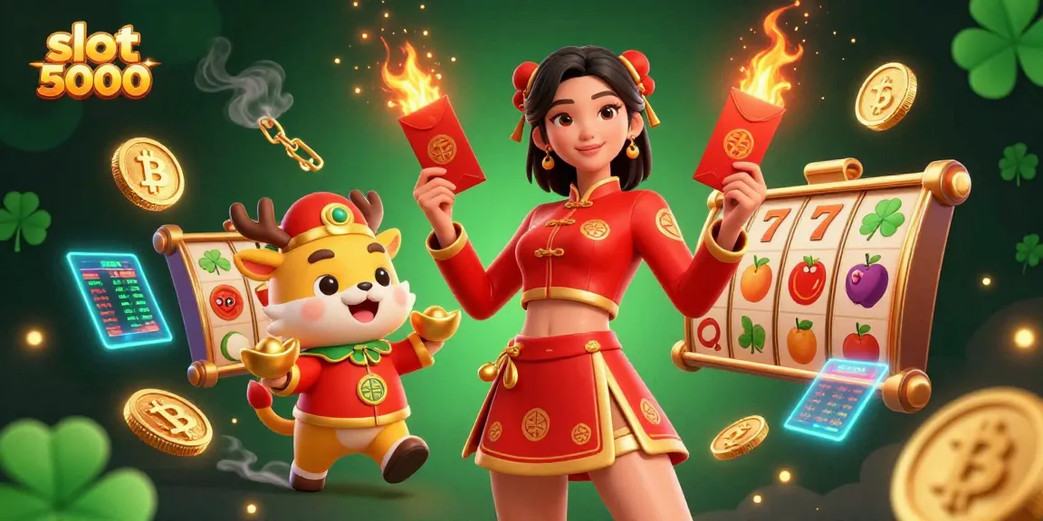 Experience intense gaming action with slot 5000, featuring vibrant visuals and immersive casino elements.