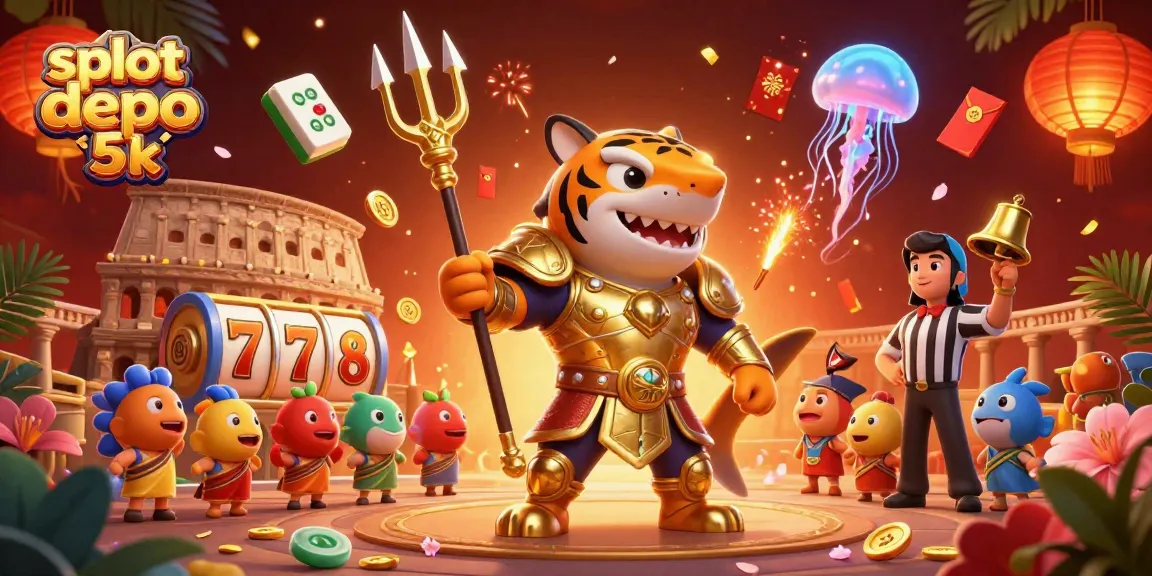 Spin the reels at slot depo 5k with a golden shark in an exhilarating underwater casino.