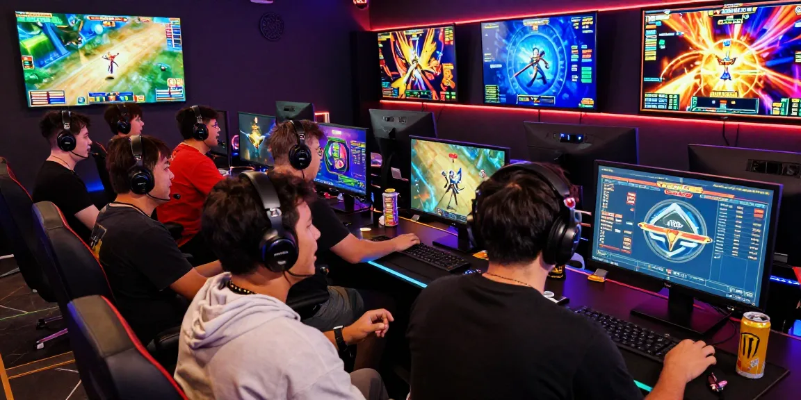 Exciting gaming experience at RTP NAGA2000 with players engaged in thrilling action on multiple screens.